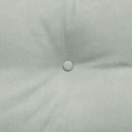 Възглавница за гръб Светлосиво 160 x 24 x 50 см Кадифе