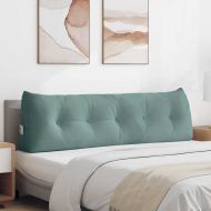 Възглавница за гръб Морско зелено 160 x 24 x 50 см Кадифе