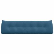 Възглавница за гръб Синьо 180 x 24 x 50 см Кадифе