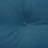 Възглавница за гръб Синьо 180 x 24 x 50 см Кадифе