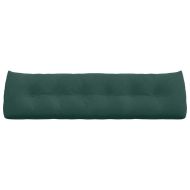 Възглавница за гръб Тъмен зелен 180 x 24 x 50 см Кадифе