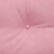 Възглавница за гръб Розово 180 x 24 x 50 см Кадифе