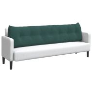 Възглавница за гръб Тъмен зелен 200 x 24 x 50 см Кадифе