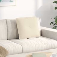 Възглавница за гръб Бежово 50 x 45 см Микрофибърна тъкан