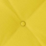 Възглавница за гръб Светло жълто 60 x 19 x 50 см текстил