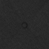 Възглавница за гръб Черно 80 x 19 x 50 см текстил