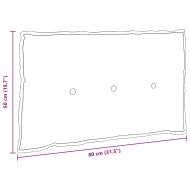 Възглавница за гръб Светло зелено 80 x 50 cm Кордюрова тъкан