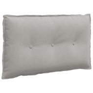 Възглавница за гръб Светлосиво 80 x 50 cm Микрофибърна тъкан