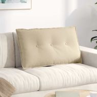 Възглавница за гръб Крем 80 x 50 cm Микрофибърна тъкан