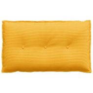Възглавница за гръб Светло жълто 80 x 50 cm Кордюрова тъкан
