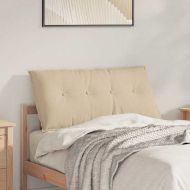 Възглавница за гръб Крем 100 x 19 x 50 см текстил