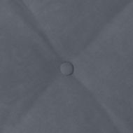 Възглавница за гръб Тъмен сив 100 x 50 cm Кордюрова тъкан