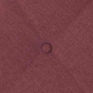 Възглавница за гръб Виненочервен 140 x 19 x 50 см текстил