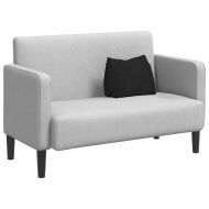 Възглавница за гръб Черно 45 x 20 x 35 см текстил