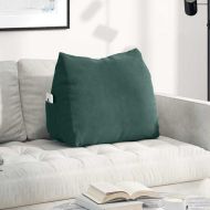 Възглавница за гръб Тъмен зелен 60 x 20 x 50 см Кордюрова тъкан