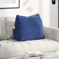 Възглавница за гръб Полицейско синьо 60 x 20 x 50 см