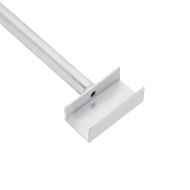 Ограничител за тентa за ремаркета 3 pcs Сребрист 130-210 см