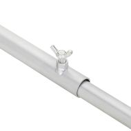 Ограничител за тентa за ремаркета 3 pcs Сребрист 130-210 см