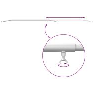 Ограничител за тентa за ремаркета 3 pcs Сребрист 130-210 см