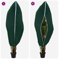 Покривала от флис за защита от студ за растения 5 pcs Зелен