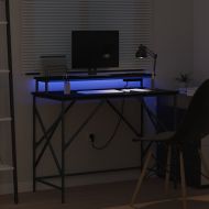 Бюро с рафт Черния дъб 100 x 50 x 86,5 см Инженерно дърво