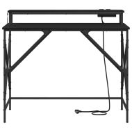 Бюро с рафт Черния дъб 100 x 50 x 86,5 см Инженерно дърво