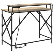Бюро с рафт Сонома дъб 100 x 50 x 86,5 см Инженерно дърво