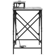 Бюро с рафт Сив Сонома 100 x 50 x 86,5 см Инженерно дърво