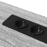 Бюро с рафт Сив Сонома 100 x 50 x 86,5 см Инженерно дърво