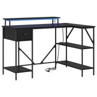 Бюро с чекмедже Черния дъб 120 х 79 х 86,5 см Инженерно дърво