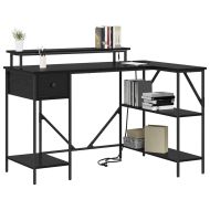 Бюро с чекмедже Черния дъб 120 х 79 х 86,5 см Инженерно дърво