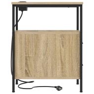 Нощен шкаф Сонома дъб 30 x 48 x 61 см Инженерно дърво