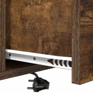 Нощен шкаф 2 pcs Димян дъб 42 x 41 x 56 см Инженерно дърво