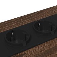 Нощен шкаф 2 pcs Кафяв дъб 42 x 41 x 56 см Инженерно дърво