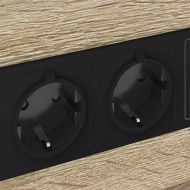 Нощен шкаф 2 pcs Сонома дъб 40 x 31 x 60 см Инженерно дърво