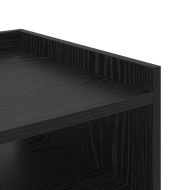 Нощен шкаф 2 pcs Черния дъб 40 x 40 x 61 см Инженерно дърво