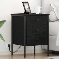 Нощен шкаф Черния дъб 42 x 41 x 61 см Инженерно дърво