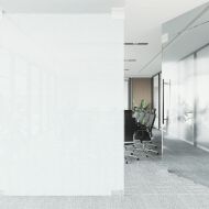 Фолио за прозорци, матирано, дизайн с ивици, 45x1000 см, PVC