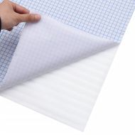 Фолио за прозорци, матирано, дизайн с ивици, 45x1000 см, PVC