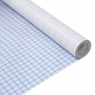 Фолио за прозорци, матирано, дизайн с ивици, 45x1000 см, PVC