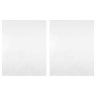 Огледални фолиа 2 бр самозалепващи се 90x100 см PET