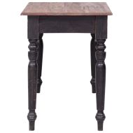 Бюро с 3 чекмеджета, 117x57x75 см, махагоново дърво масив