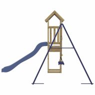 Комбинирано детско съоръжение за игра, импрегниран бор