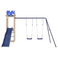 Комбинирано детско съоръжение за игра на открито, бор масив