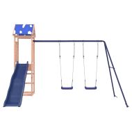 Комбинирано детско съоръжение, масивна дугласка дървесина