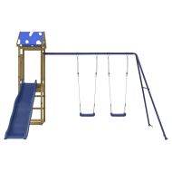 Комбинирано детско съоръжение за игра, импрегниран бор