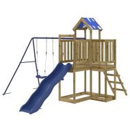 Комбинирано детско съоръжение за игра, импрегниран бор