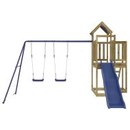Комбинирано детско съоръжение за игра, импрегниран бор