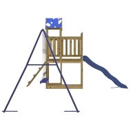 Комбинирано детско съоръжение за игра, импрегниран бор