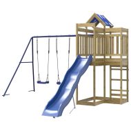 Комбинирано детско съоръжение за игра, импрегниран бор